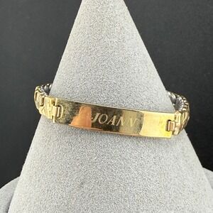 Vintage Gold Filled ID Bracelet Expandable "Joann"